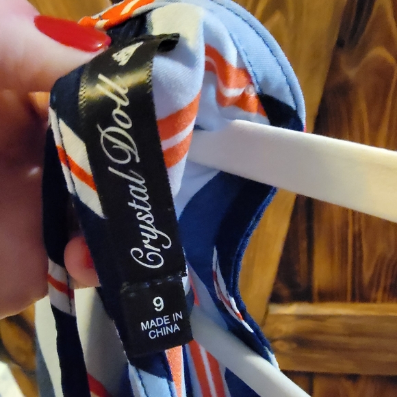 Red, white and blue jumpsuit - Picture 3 of 3